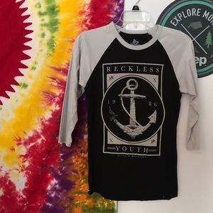 Young & Reckless 3/4 sleeve shirt